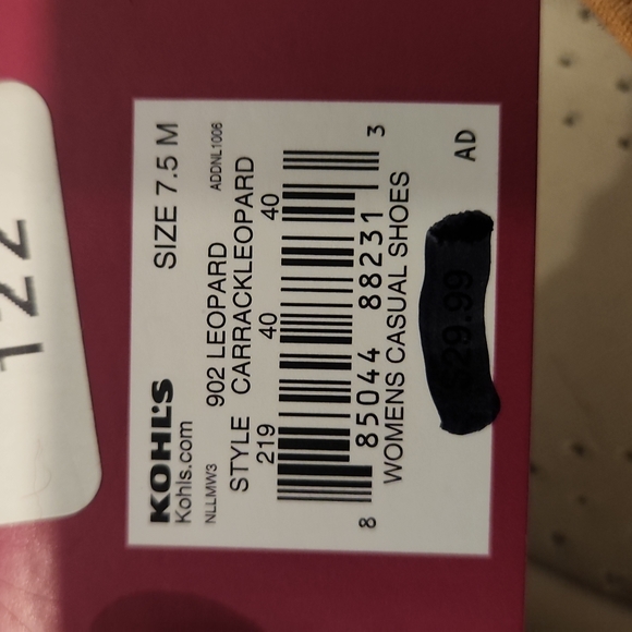 NWT So Leopard Flats Size 7.5 - Picture 4 of 4